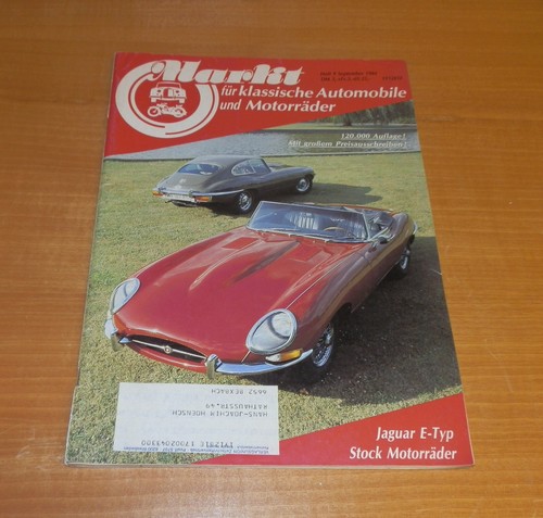 Markt jaguar e type - jaguar, e-type