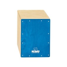 NINO 950B Cajon Blue ❘ Cajon für Kinder ❘ blaue Schlagfläche ❘ Baltische Birke