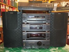 SONY - N 500 Stereoanlage mit fernbedinung und Fisher Marke Schallplattenspiele