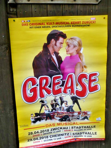 Poster plakat original grease - poster/plakat,