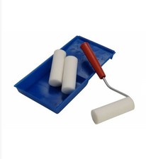 Farbrollerwanne 100mm Lieferung mit 3 Rollen lösemittel- und wasserbasierte Farben