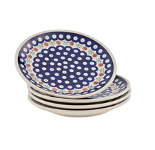 4er-Set Handgefertigte Keramik Frühstücksteller – Bunzlauer Keramik | Bauernhaus