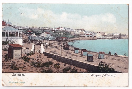 Tanger 1909 karte - (marokko),