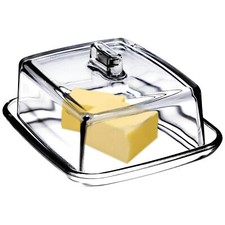 Kadax butterdose aus glas - butterdose,
