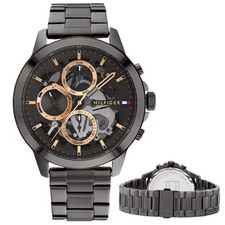 Tommy Hilfiger Herren-Uhr Henry 1710479 Klassische Quarzuhr Ø44mm Neu Mit Box