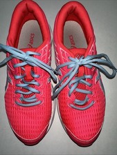 ASICS GEL CUMULUS  DAMEN Neonpink / Hellblau  1 Mal getragen S. Fotos.