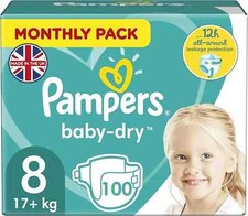 Pampers Baby Trockenwindel Windelhose Schutzwindeln Größen 4 5 6 7 8 Jumbo + Pack