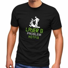 Herren T-Shirt lustig Layer 8