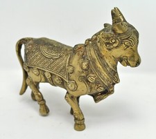 Antike Messing Stehende Kuh