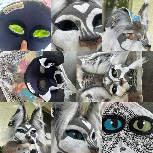 Katzen maske - katzen,
