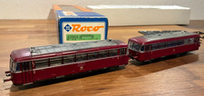 Roco H0 AC 43968 Schienenbus VT98  + Beiwagen analog OVP patiniert gealtert