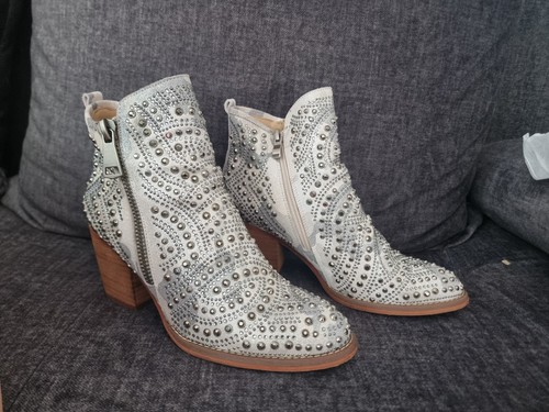 Western cowboystiefeletten mit - western,