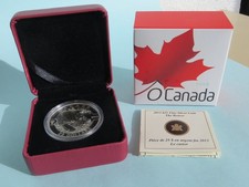 Kanada 25 Dollar 2013 - O Canada - The Beaver - Silber - matt Proof - in OVP!