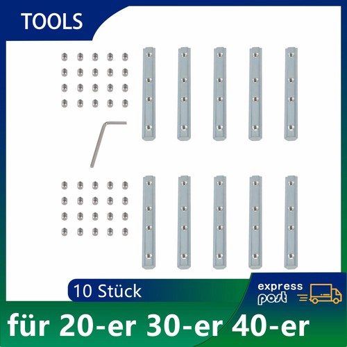 Alu streckenverbinder - 10*,