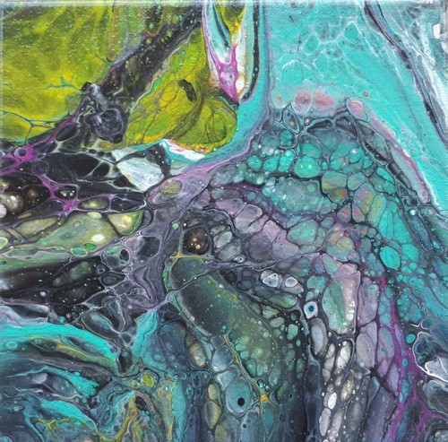 Original acrylbild fluid - acrylbild,
