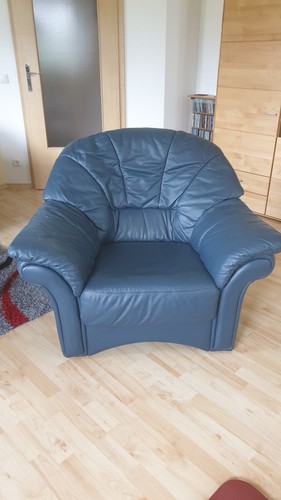 Echt ledersofa sessel - echt, longlife