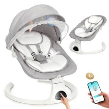 Babywippe Elektrisch, Babyschaukel Elektrisch mit Musik, 5 Bnnhqjvwmeujfjjnqipxh