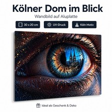 Kölner Dom Wandbild 30x20