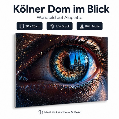 Kölner dom wandbild 30x20 - dom,
