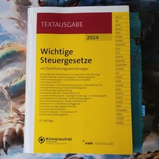 Wichtige Steuergesetze: mit