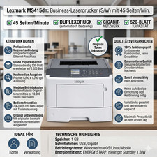 Lexmark MS415dn Netzwerk