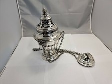 A257# große Ner Tamid / ewiges Licht / Eternal Flame Silber 13 Lot ~ 1800