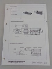 Technische Information / Kenngrößen Bosch Druckventil NG 6 & Drosselventil NG 10