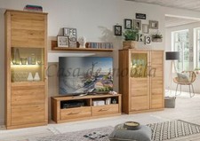 Anbauwand 4teilig massivholz - 4teilig,
