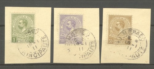 Monaco briefmarke steuer - briefmarke,