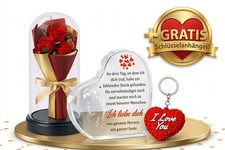 Geschenk Freundin Ewige Rose