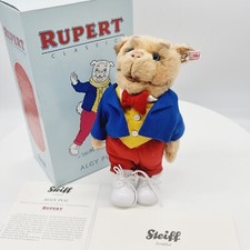 Steiff 653582 Mops Algy Pug aus Rupert limitiert 1500 Jahr 2008 30 cm Alpaca