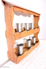 Schönes nostalgisches Landhaus Küchenregal Holzregal Gewürze Regal / Tee- oder K