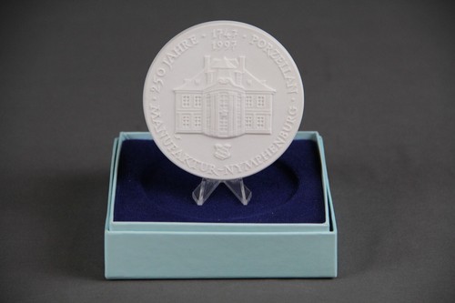 Nymphenburg porzellan medaille - porzellan,