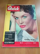 QUICK  / Nr.21 / 1957  Zeitschrift / Illustrierte /Nostalgie 