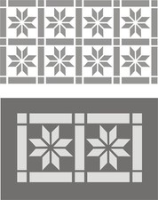 Wandschablone Dekorschablone