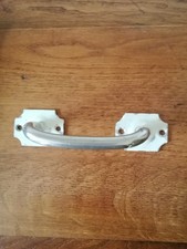 Art Deco großer Metall Möbelgriff Griff Schublade Möbelbeschlag schwer 17 cm