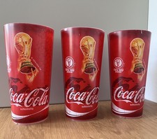 3x  Coca Cola Plastikbecher - FIFA WM 2006 Deutschland - 0,5l Füllmenge - SELTEN