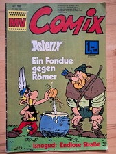 MV Comix Nr.16 vom 31.7.1971 mit Werbeflyer, Asterix, Isnogud, Michel Vaillant