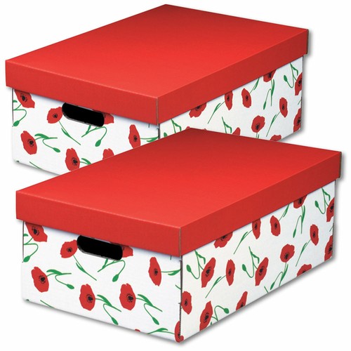 Amapola aufbewahrungsbox - 4x,