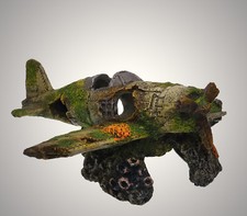 Aquarium Deko 🍀 FLUGZEUG