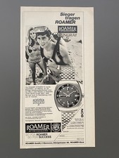 Sieger tragen Roamer Stingray S Taucher 1968 Vintage Ad Werbung Reklame V5
