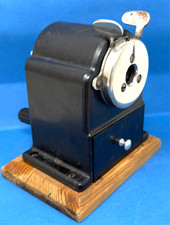 FTE 120 Bleistiftanspitzer Spitzer pencil shar DDR Bakelit FUNKTIONSTÜCHTIG /P15