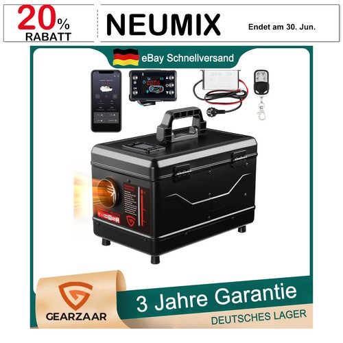8kw dieselheizung 12v 230v - 8kw,