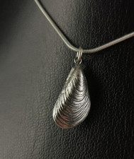 Anhänger silber 925 muschel - anhänger,