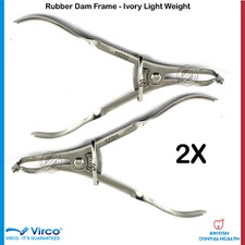 2X Zahn Elfenbein Leicht Gummi