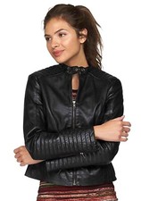 Ajc damen lederjacke - lederjacke, lammnappa