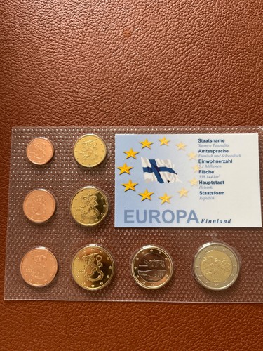 Euro münzen erstausgabe set - euro-münzen, erstausgabe-set