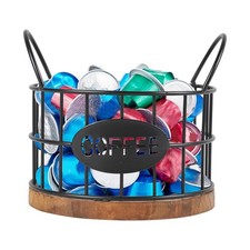 Kaffeekapselhalter Holz