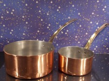 2x Kasserolle Stieltopf Kupfer