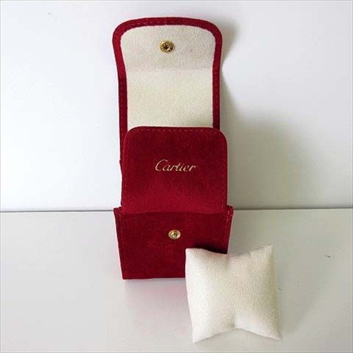 Cartier velour uhrengehäuse - cartier,